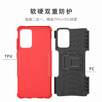Para Xiaomi Redmi Nota 9 Pro max 9T 8 7 6 5 K20 K30 K40 Pro Pneu Stand Caso de Telefone Pesada Capa de Proteção com Stents Airbags