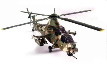 Sul-Africano de Pedra Chá Falcão(CSH-2) Helicóptero de Papel em 3D Modelo DIY Brinquedo