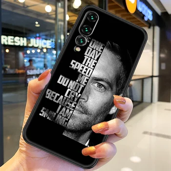 Paul Walker, do filme velozes e Furiosos caso De Telefone Huawei P Companheiro P10 P20 P30 P40 10 20 Smart Z Lite Pro 2019 negro bem de volta