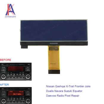 Para Nissan Qashqai Juke auto-Rádio Leitor de CD Ecrã LCD Para DAEWOO Unidade de Rádio Pixel de Reparação