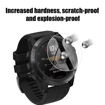 O Garmin fenix 5 de 5 anos 5X de Vidro Temperado de Protetor de Tela Para o Garmin fenix 5 de 5 anos 5X Smart Watch Anti-risco Película Transparente