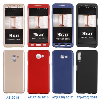 360 Corpo Inteiro Telefone Case Para Samsung A10 A20 A30 A40 A50 A70 A31 A41 A51 A71 A81 A91 A12 A32 A42 A52 A72 A11 UE Casos com Vidro