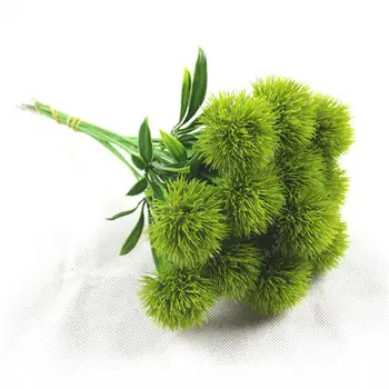 Simulação de dente-de-Leão Simulado Decoração para uma Festa de Plástico Verde Falso Flor Artificial para o Lar