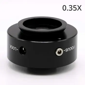0.35 X-1X o Microscópio Trinocular Reduzir Lente Montagem C CCD Câmera Adaptador para Olympus o Microscópio Trinocular