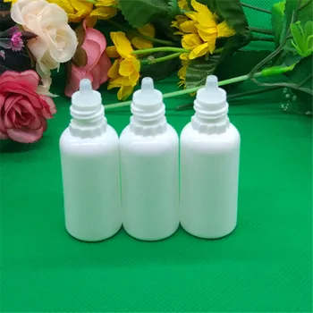 100pcs 15ml Vazia de Plástico Branco Gotas Frascos de Rosa, Azul, Roxo Tampa de Embalagem de Perfume Mini Cosméticos Paket Recipientes de Botellas