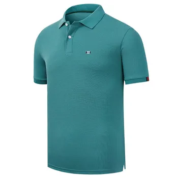 12 Cores de Verão de Alta Qualidade Solta Homens Lapela T-Shirt de Algodão de Negócios Cavalheiro de Manga Curta, Camisas Polo P2021