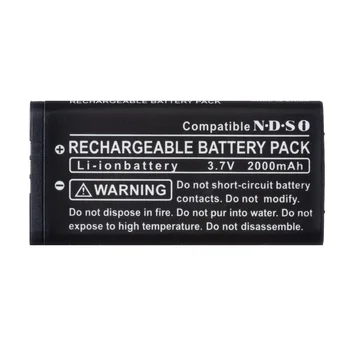 2000mAh bateria Recarregável de Lítio-íon + Pacote de Ferramenta de Kit para Nintendo DSi NDSi NOVA Bateria Recarregável