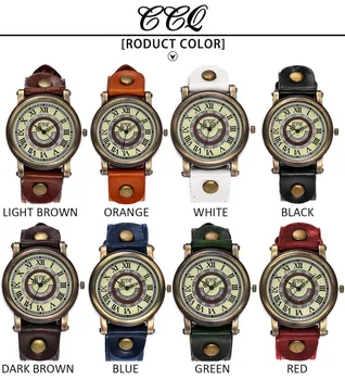 2021 Baixo chave de Luxo Ccq Mulheres Casual Quartz pulseira de Couro Newv Pulseira de Relógio de Pulso Analógico relógios Também Um Grande Presente Para a Família