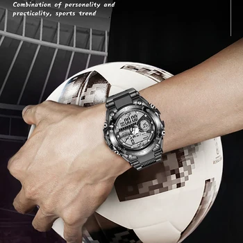 2021 LIGE Relógios para Homens da Marca de Luxo Sport Quartzo Homens Relógio Digital LED Impermeável Militares do sexo Masculino Relógio Despertador Relógio Masculino