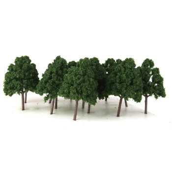 25 X Modelo de Árvores em Miniatura para Trens de caminhos-de-ferro de arquitetura da Paisagem,