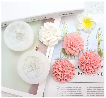 3D Flor Rosa Fondant de Silicone Bolo de Moldes de Sabão Geléia de Mousse de Chocolate, Decoração do Cozimento Ferramenta de Artesanato Decoração Home