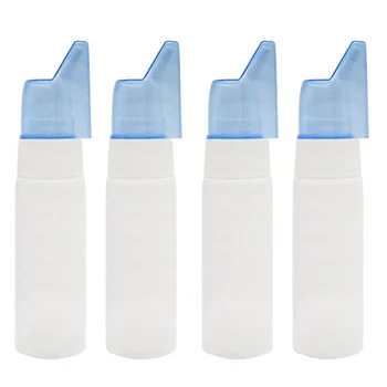 4pcs/ Set 70 ml Spray Nasal Frasco de Spray Frasco Vazio Com Alta Qualidade de Limpeza Salina Garrafa Limpa, Higiênica