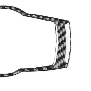 A Fibra de carbono Interruptor do Farol Quadro Autocolante de Decoração de Interiores para a BMW X1 E84 11-15
