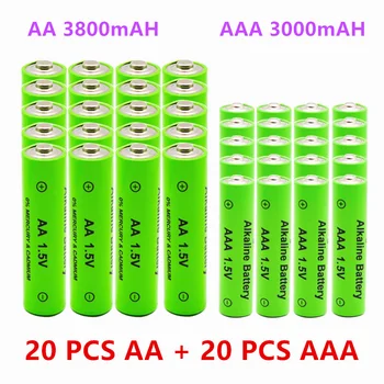 AA + AAA Recarregáveis AA de 1,5 V 3800mAh/1,5 V AAA 3000mah Bateria Alcalina de Vários Produtos Eletrônicos ao Substituir a Bateria de Ni-MhBattery