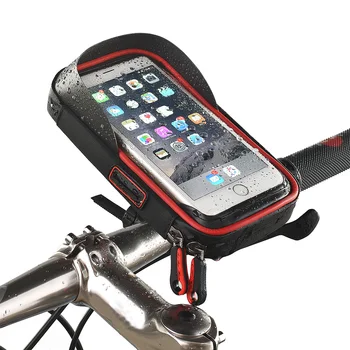 Andar de bicicleta Bicicleta Bicicleta Impermeável Telefone Celular Sacos Caso de alforje para o iphone x xr xs max 8 7 6 Plus, Samsung, Huawei Xiaomi