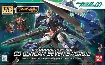Bandai00 HG 61 1/144 Sete Espada Gundam 00 Assembleia Modelo de Kits de Figura de Ação do Modelo