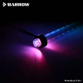 Barrow ARGB Iluminação Para Refrigeração a Água, Luminoso Acessórios, Embelezamento de Dutos, Tubos, Aurora ARGB 5v 3 pinos Para OD 14mm