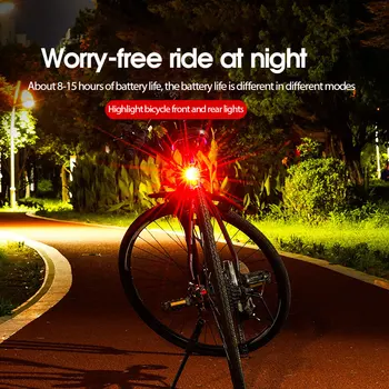 Bicicleta de Cauda Luz Moto Luz Traseira Mini Flash, lanterna traseira de Segurança, Luzes de Advertência de Ciclismo MTB Lâmpada Acessórios da Bicicleta