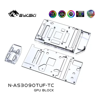 Bykski GPU Ativa Backplate Bloco Para ASUS TUF RTX 3090 /3080 JOGOS do PWB da parte Traseira de Memória VRAM () Duplo VGA Cooler N-AS3090TUF-TC