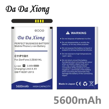 Da Xiong 5600mAh C11P1501 Bateria para ASUS ZenFone 2 Laser Selfie ZE601KL ZE550KL ZD551K