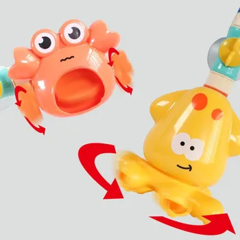 DIY do Chuveiro de Bebê Brinquedos Seguros Material de Conexão do Tubo de Duche Brinquedo de Banho Banheira Crianças, Jogos de Água Brinquedo das Crianças Definir