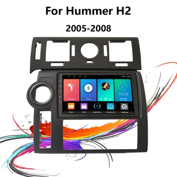 Eastereggs de 9 Polegadas 2 Din Android Rádio do Carro Hummer H2 2005-2008 WIFI GPS de Navegação FM, Bluetooth, reprodução de vídeos em HD Chefe da Unidade de
