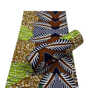 Estampas africano Tecido 2021 Nova Cera de Alta Qualidade de Algodão, Cera de tecido 6Yard Ancara Cera Real Nigeriano Cera Para Vestidos