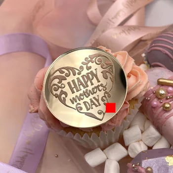 Feliz Dia das Mães Bolo Toppers do Ouro de Rosa, a Mãe de Aniversário, Bolo Topper Decoração para Festa de Aniversário de Mamãe Cupcake de Decoração de Suprimentos