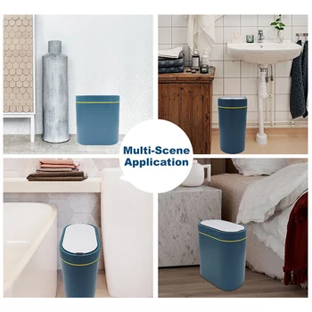 Intelligent Sensor De Lixo Eletrônico Automático Impermeável Sensor De Lixo Inteligente HomeTrash Pode Para O Quarto Casa De Banho Cozinha