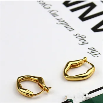 Kshmir Moda e irregular vintage brincos de ouro com o minimalista metal refinado ouvido e botões de jóias presentes 2021