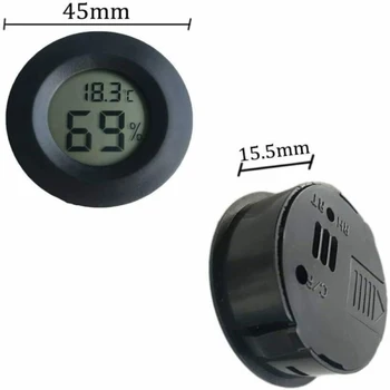Mini LCD Digital Termômetro Casa Interior do Higrómetro do Medidor Congelador Testador de Temperatura Carro Sensor Medidor de Umidade Detector de Monitor