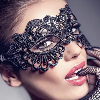 Máscara para o Rosto das Mulheres Ocos de Renda Máscaras Máscara de Rosto de Princesa a Festa de Formatura Adereços de Figurino máscaras de máscaras de renda máscara 2021