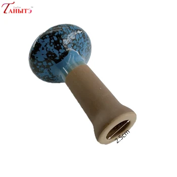 Novo Azul de Cerâmica Único Furo Narguilé Shisha Tubulação de Água de Carvão vegetal Titular Narguile Chicha Bacia de Esmalte Cabeça para Narguile Accessorie