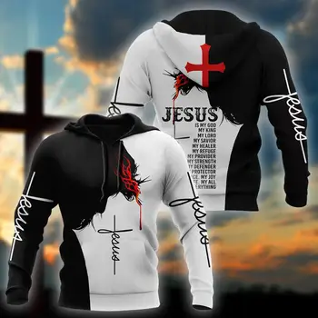 O outono marca hoodies jesus tatuagem 3d impresso homens moletom unisex streetwear zíper suéter casaco casual fatos kj0179