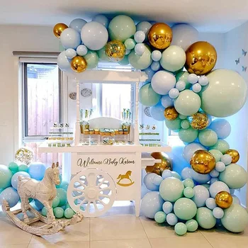 Ouro Lantejoulas Balões De Látex Festa De Aniversário, Decoração De Chá De Bebê Decoração De Gênero Revelam Decoração Do Casamento Suprimentos Balão Acessórios
