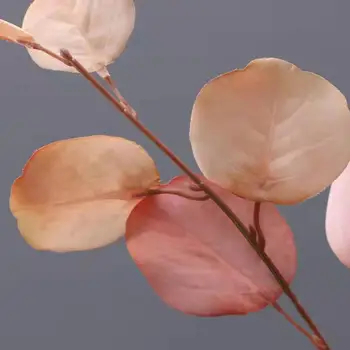 Outono de simulação de seda apple folha de eucalypto arranjo de flor materiais Sen Departamento de plantas verdes de Casamento em casa auditório