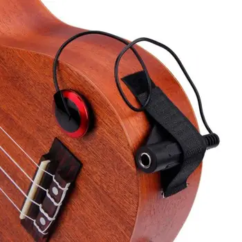 Portátil Transdutor Piezo Contato Microfone De Captação De Cobre Captador Para Violão Violino, Ukulele De Instrumentos De Corda
