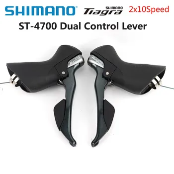 Shimano Tiagra ST-4700 2x10 Velocidade de Bicicleta de Estrada de Deslocadores de Alavancas de Freio de Dupla Alavanca de Controlo de velocidade de 20 Par de bicicleta de Estrada de acessórios