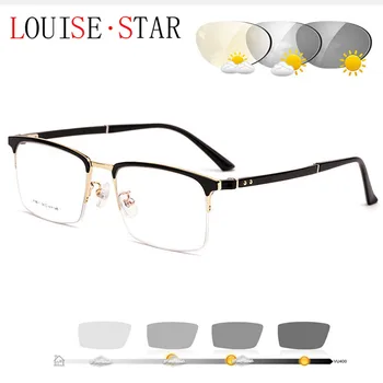Smart Óculos de sol Fashion Business Fotossensíveis Óculos de Leitura Ultraleve Homens ao ar livre do Lazer Negócios de Leitura Anti-Fadiga