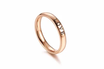 TR4 palavras anel único e moda, mulher e homem anel de prata 925 para mulheres, presente de aniversário