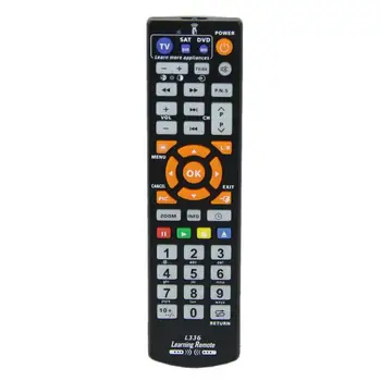 Universal Controle Remoto Inteligente Com o Aprender, a Função 3 Em 1 Controlador de Trabalho Para 3 Dispositivos de STB TV DVD SAT DVB APARELHAGEM hi-fi, TV a CAIXA de L336