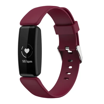 Watchbands Para Fitbit inspirá-2 controlador de Atividade Smartwatch Banda pulseira de Silicone Esporte Substituição da Pulseira, Bracelete de Acessórios