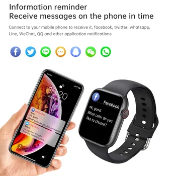 Xiaomi Mijia Novo Smart Watch Chamada Bluetooth 1.72 Tela Cheia De Música Bluetooth Smart Pulseira Masculina Huawei Ios Inteligente Relógio Senhora