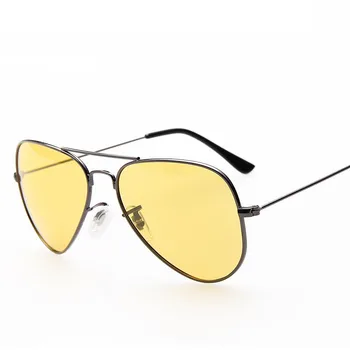ZXRCYYL Piloto de Visão Noturna Óculos de Homens, Mulheres Marca o Designer de Óculos de proteção Óculos de Sol Óculos de Condução da Noite Óculos