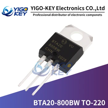 10PCS BTA20-800B BTA20-800C BTA20-800BW BTA20-800CW A-220 Transistor BTA20800B BTA20800C BTA20800BW BTA20800CW TO220
