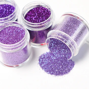 16 Cores Brilhantes Resina Glitter Enchimento Epóxi Molde De Silicone De Enchimento De Lodo De Cristal Lama Decoração Pigmento Nail Art Com Glitter Em Pó