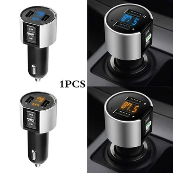 1PCS C26S Carro dispositivo mãos livres Bluetooth, Transmissor FM Mp3 Player USB Carregador de Carro Acessórios