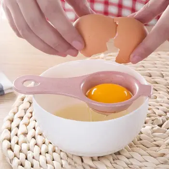 1PCS Ovo de Plástico Separador Separado Proteína de clara de Ovo na Cozinha doméstica Filtro de Ovos de Cozinha Separação Gadgets