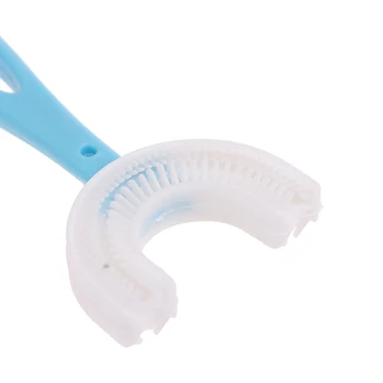 2021 Novo Bebê escova de dentes dos filhos de cuidados orais escova de limpeza conveniente e simples do bebê de silicone escova de dentes