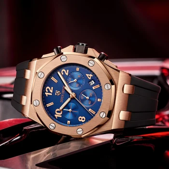 2021 Novo DIDUN Homens do Relógio de Quartzo Relógios de Marca Top de Luxo Relógio de Mergulho para os Homens Waterproof o Relógio Masculino relógio de Pulso Relógio Masculino